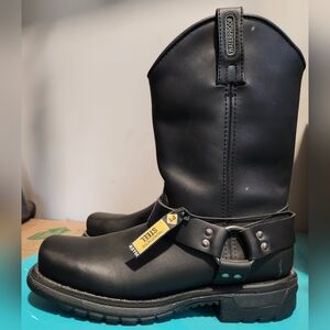 Rocky style 6830 steel toed boots black size 9 M